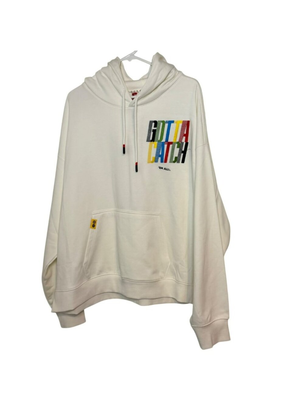 Pokémon X Target Exclusive Cream Hoodie Gotta Catch Em All Size Large